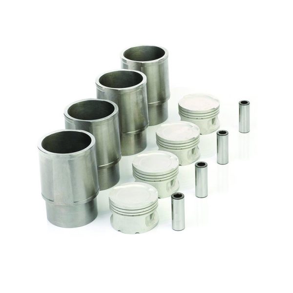 مجموعه بوش ، پیستون ( کف تخت ) و گژین پین ایساکو مناسب پژو 206 با موتور TU3 ( دست 4 عددی )