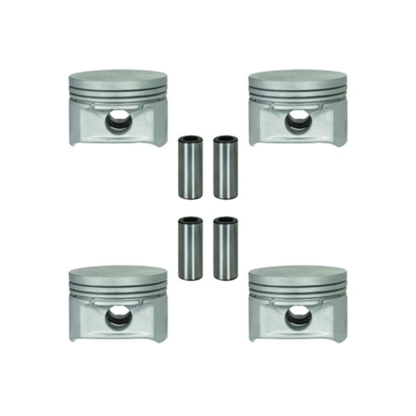 پیستون و گژین پین ایساکو مناسب پژو 206 با موتور tu5 (دست کامل 4 عددی )