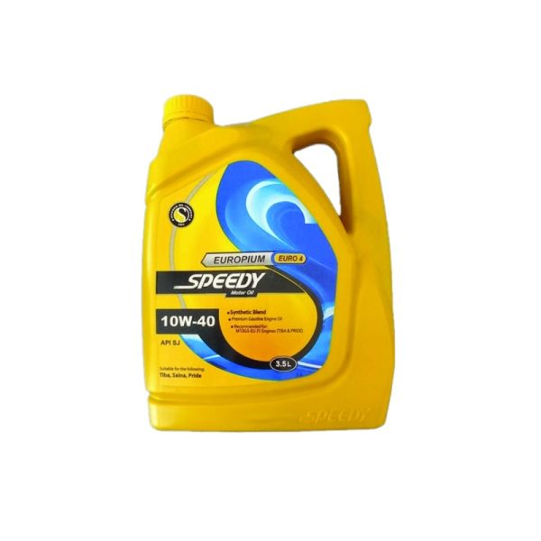 روغن موتور یوروپیوم اسپیدی 10w40 SJ پلاستیکی 3.5 لیتری