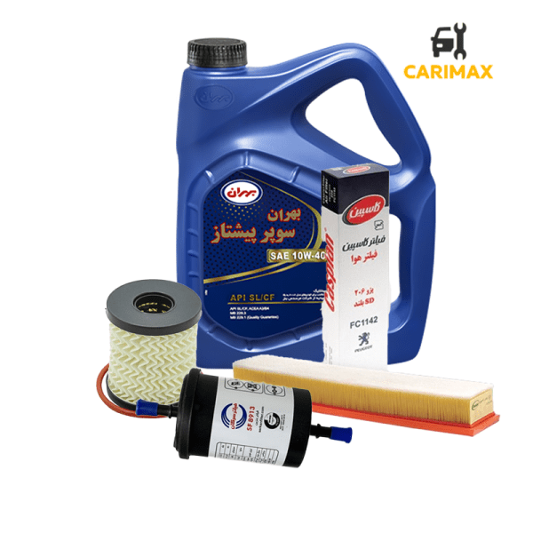 پکیج سرویس روغن پژو 206/ 207 / پارس / 405 با موتور TU5 [اقتصادی]