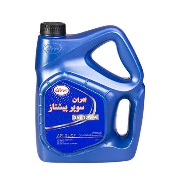 روغن موتور خودرو بهران BEHRAN مدل سوپر پیشتاز SAE 10W40 (چهار لیتری)