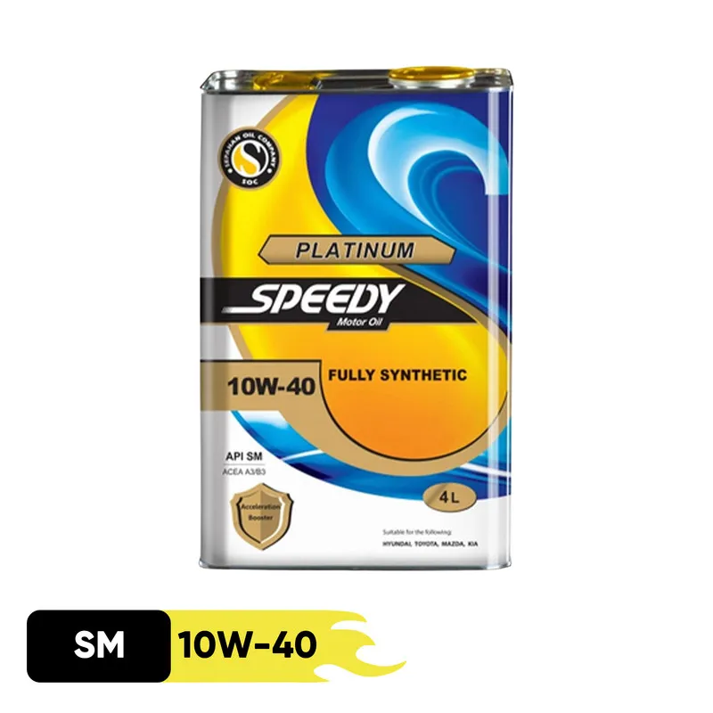 پلاتینیوم 10W40 SM فلزی 4 لیتری جدید