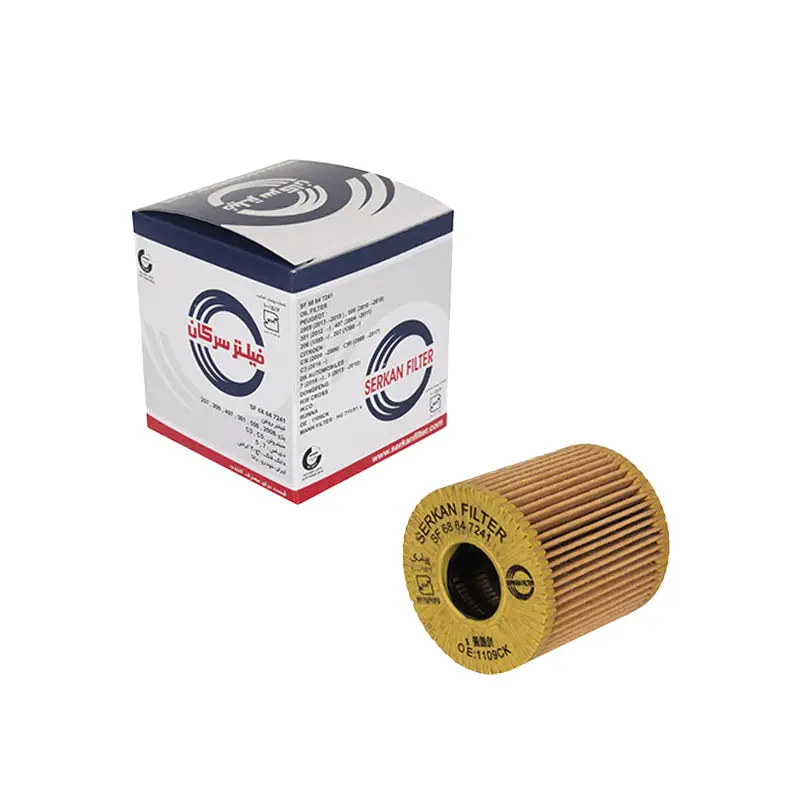 فیلتر روغن پژو 206 207 TU3 TU5 سرکان