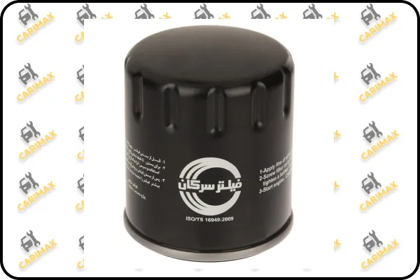 فیلتر روغن پراید سرکان مزدا323/تیبا/اطلس/ساینا/کوییک فیلتر روغن سرکان