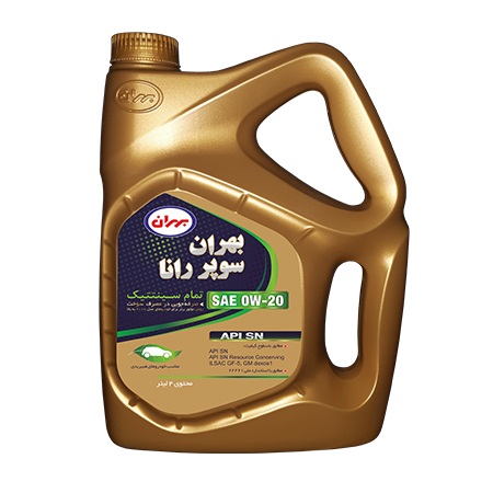 روغن موتور بهران سوپر رانا 4 لیتری 0w20 SN