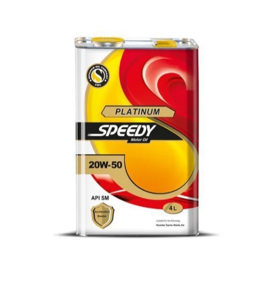 روغن موتور اسپیدی مدل پلاتینیوم 20W50 SM حجم 4 لیتر